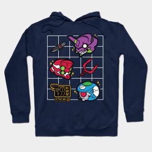 Evangelion Kawaii EVA Units Hoodie